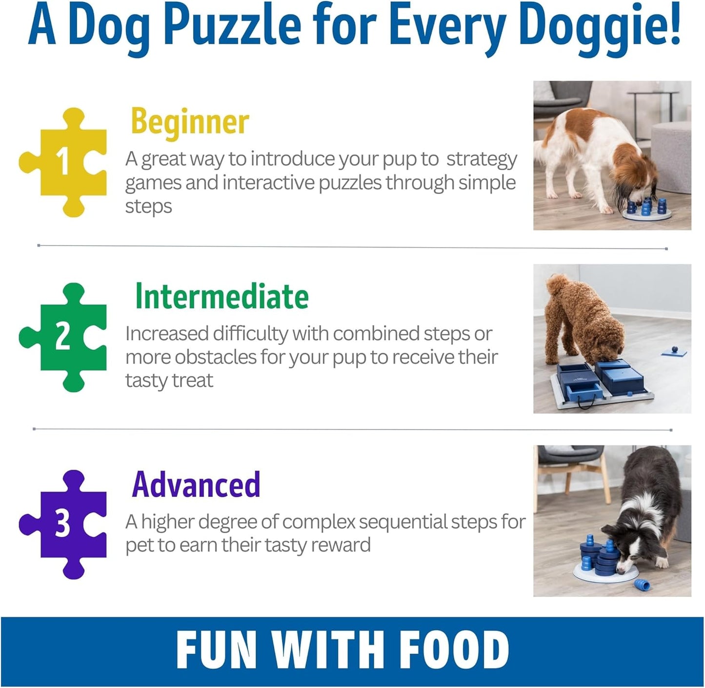 TRIXIE Intelligentiespel voor Honden – Ball & Treat Strategie Spel