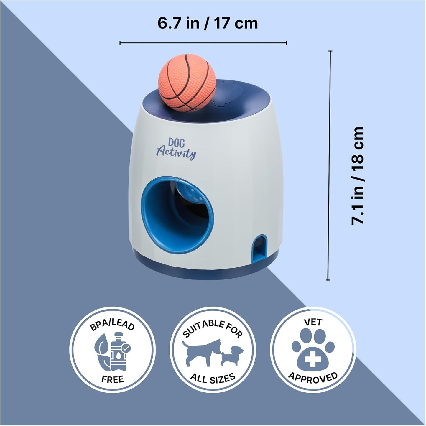 TRIXIE Intelligentiespel voor Honden – Ball & Treat Strategie Spel