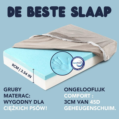 Orthopedisch Hondenbed – Traagschuim & Waterafstotende Hoes