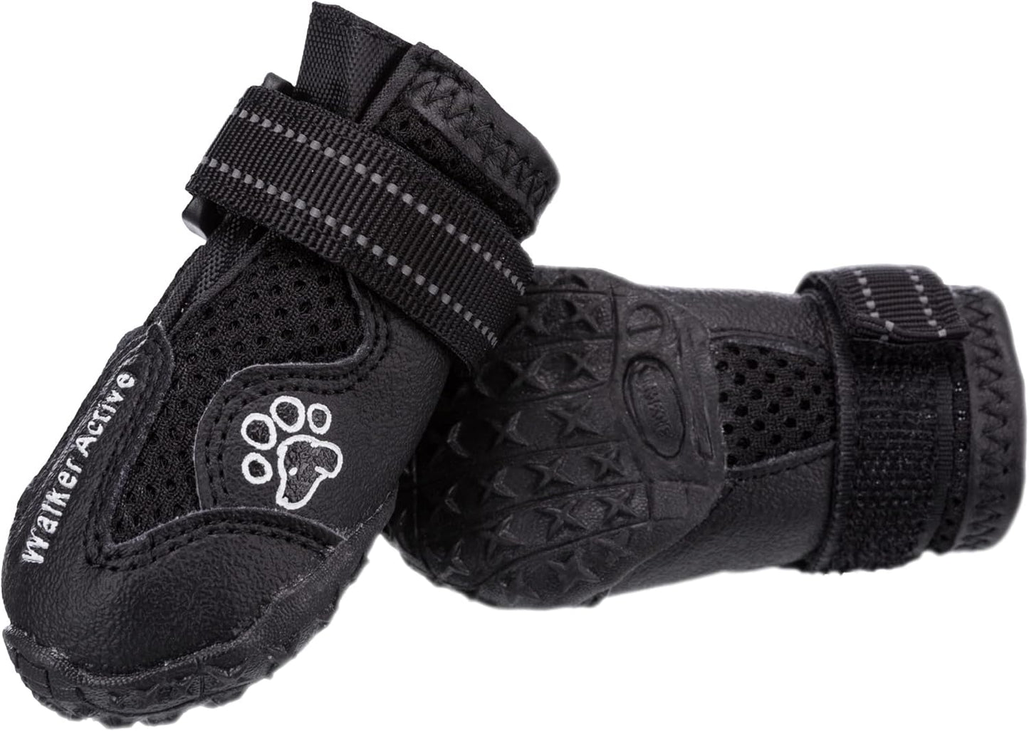 TRIXIE Walker Active Hondenschoenen – Zwart, Antislip