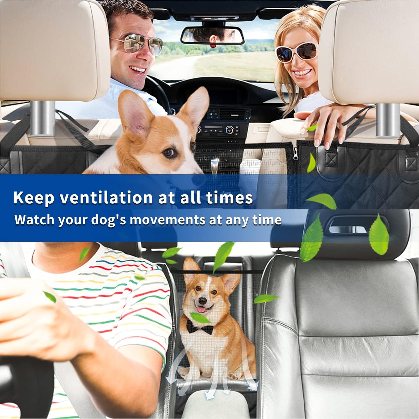 Sosayet Achterbankhoes voor Honden – Waterdicht & Met Zijbescherming