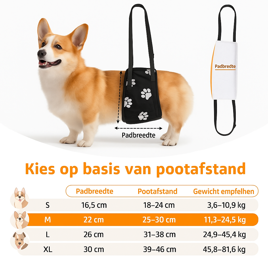 Verstelbare Honden Draag- en Loophulp