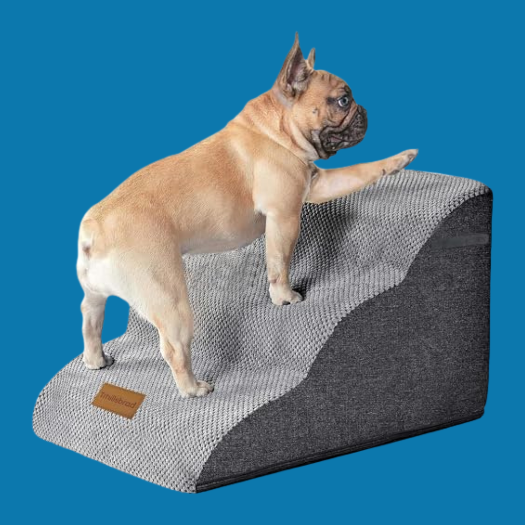 Trhillsbrad Honden Trapje – 3 Treden, Wasbare Hoes & Antislip