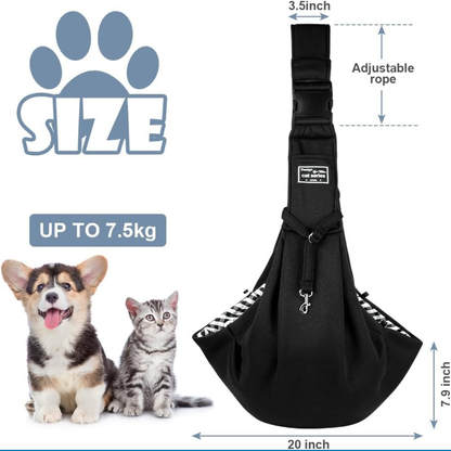 Adiwo Draagzak voor Honden en Katten – Comfortabel & Verstelbaar